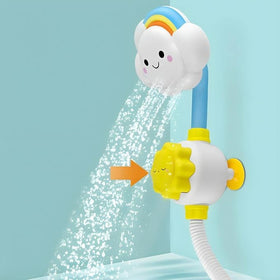 Cloud Bath Toy, Shower Head, Bathtub Shower Head, Summer Outdoor Water Play Toy, with Suction Cup, Cute Shower to